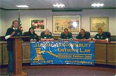 Idaho JAILers in Burley, March 12, 2002