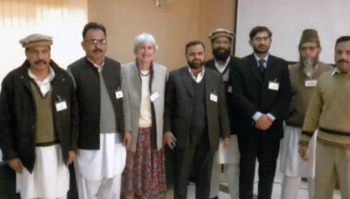 Judge Ginger Berrigan in Pakistan 