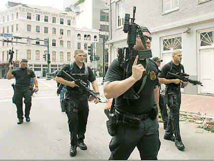 Blackwater mercenaries in New Orleans 